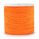 Macramé bead cord 0.8mm Neon orange